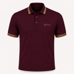 BEEU Elite Polo – Premium Maroon Polo Shirt for Men - Image 3