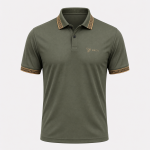 BEEU Elite Polo – Premium Fern Green Polo Shirt for Men - Image 3