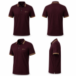 BEEU Elite Polo – Premium Maroon Polo Shirt for Men - Image 4